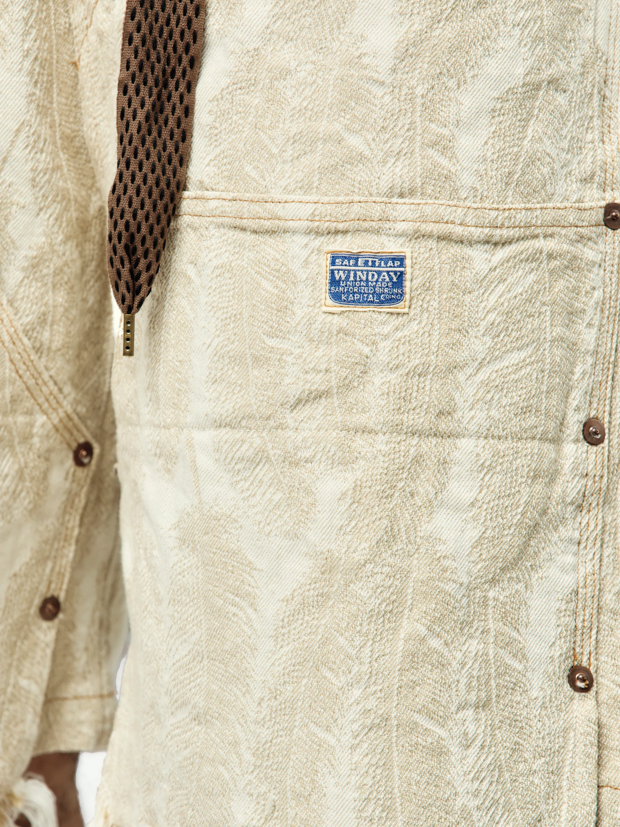 12oz MAGPIE Denim W-Knee EASY Shorts - Image 6