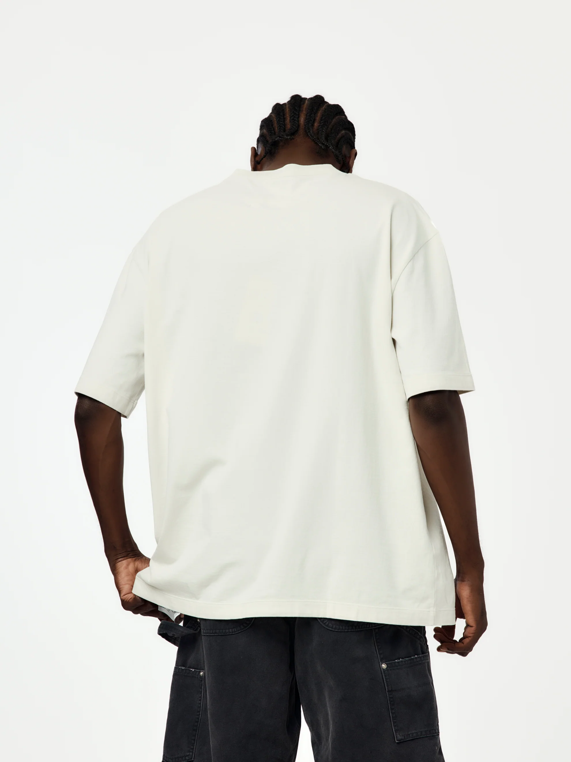 Cotton Jersey T-Shirt (Ecru) - Image 3