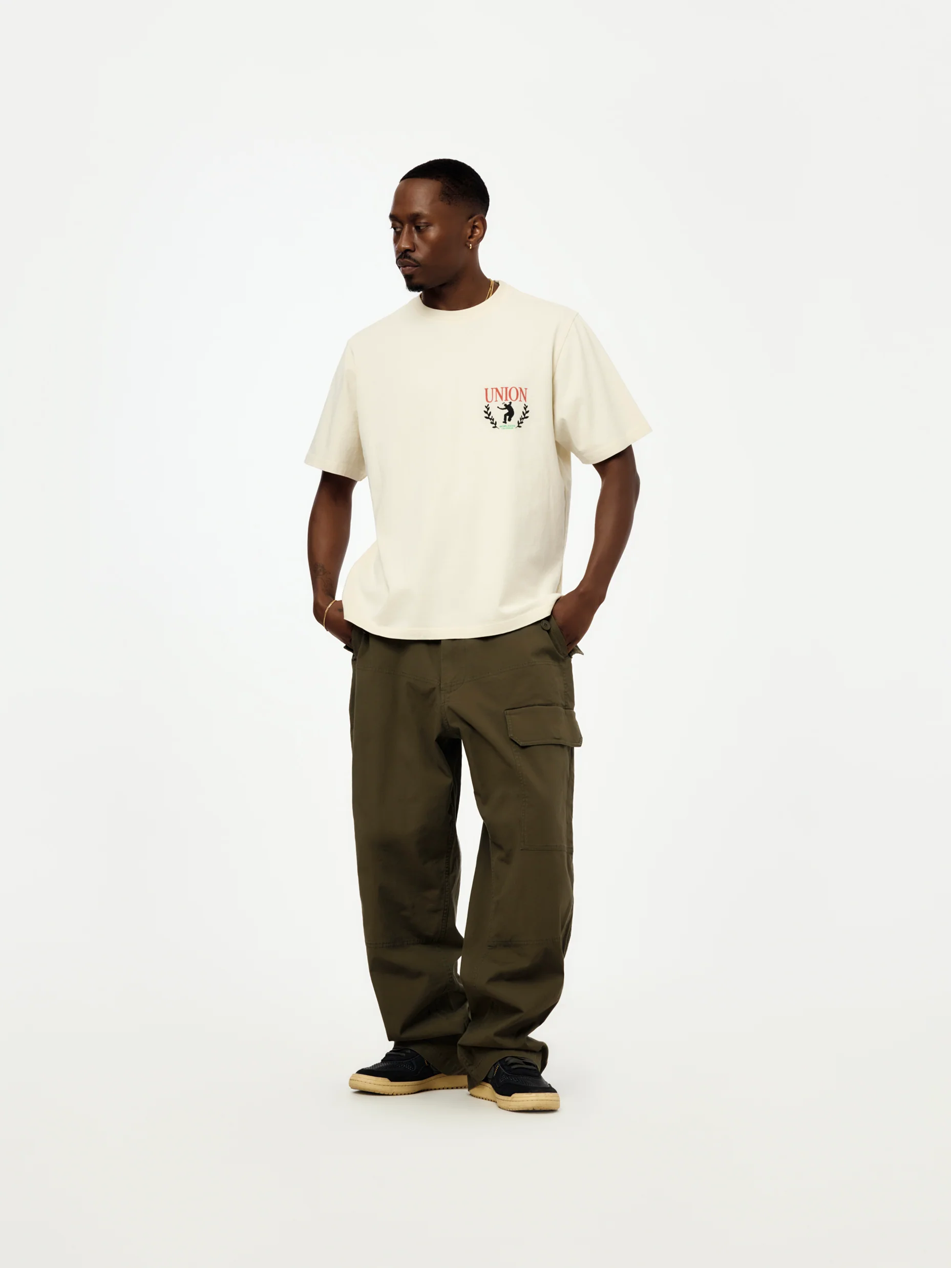 CREST TEE (VINTAGE WHITE) - Image 5
