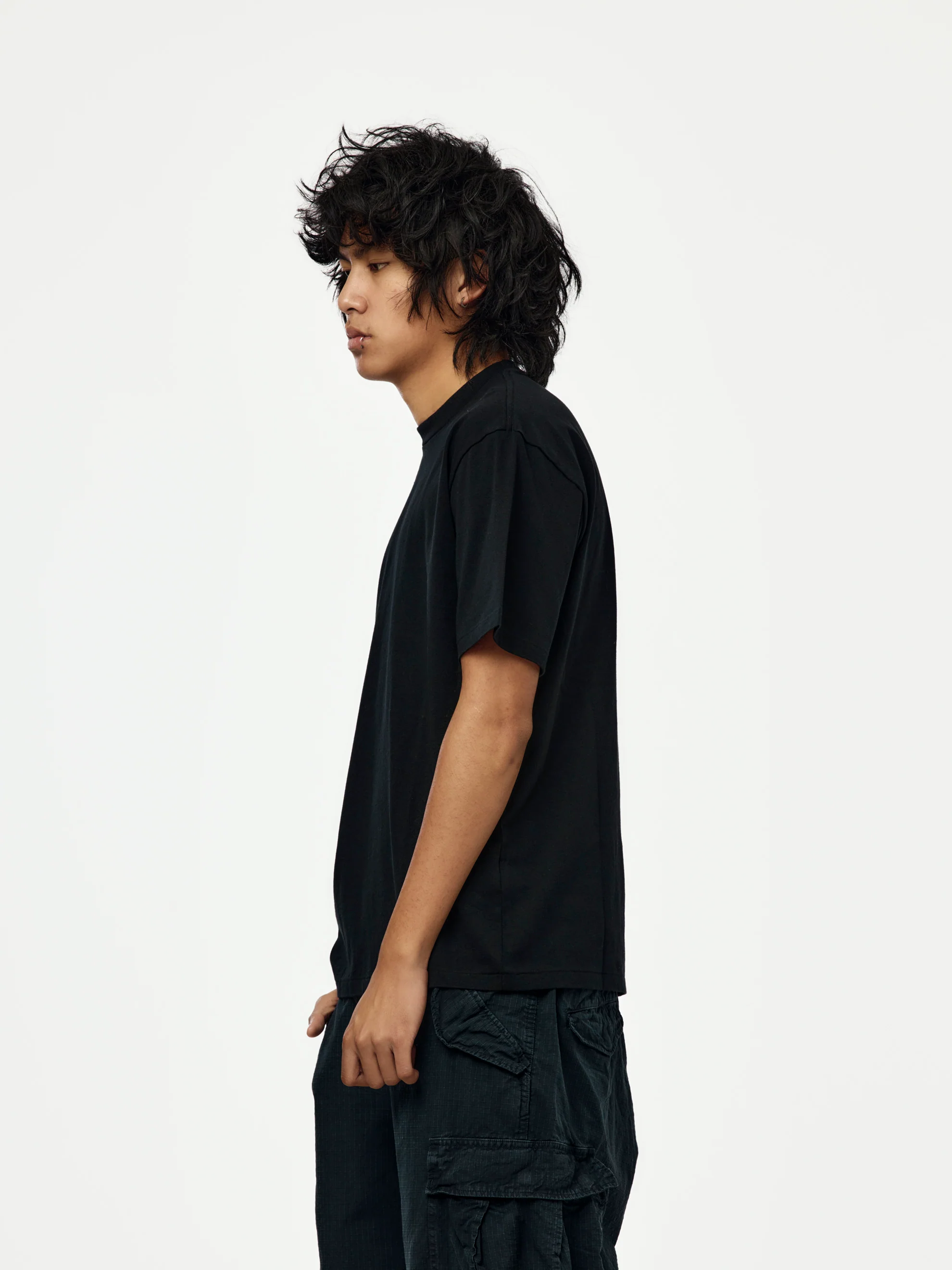 Heavy Weight T-Shirt (BLACK) (SIS) - Image 2