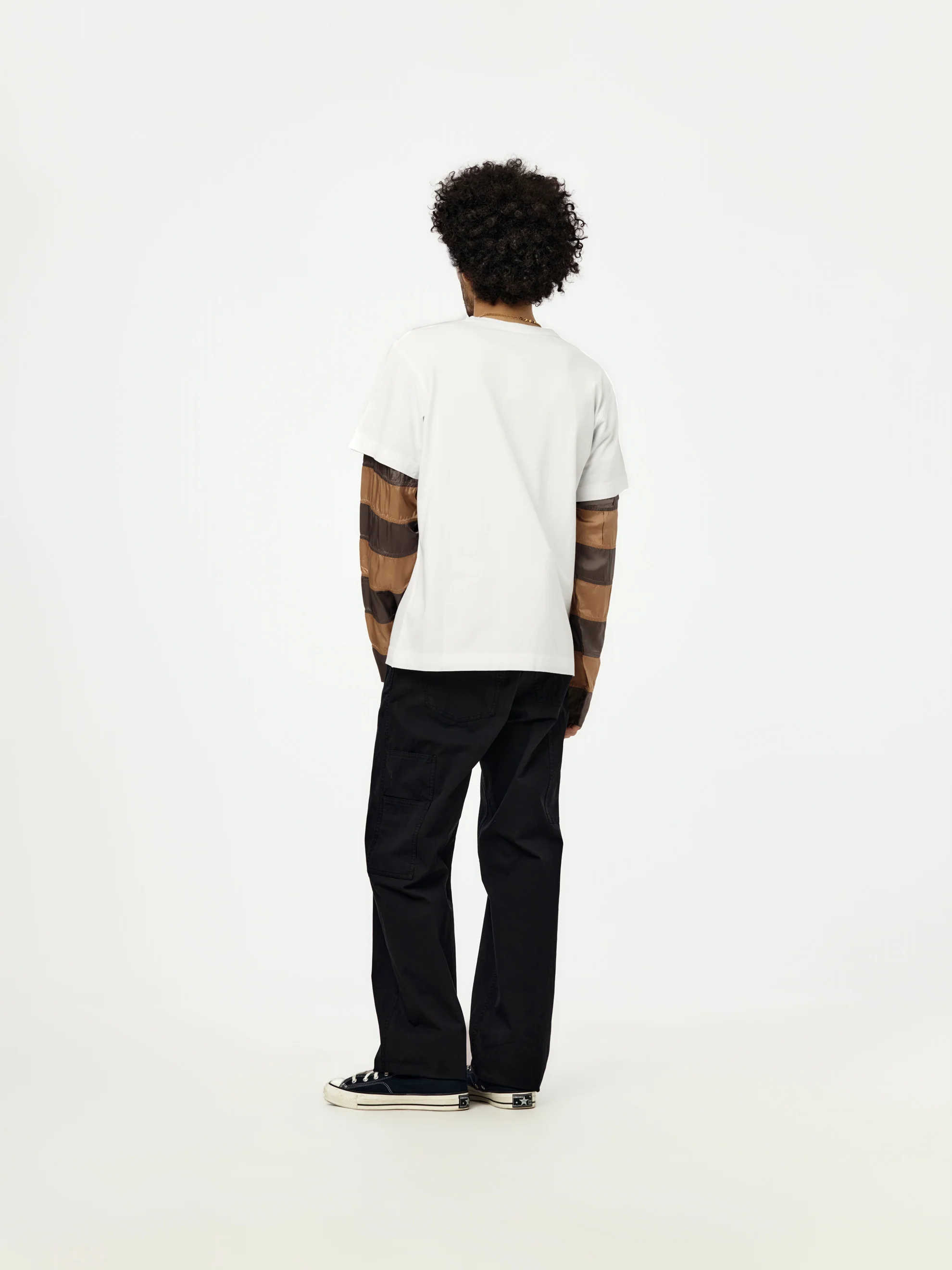 Heedar Contrast T-Shirt (White) - Image 3