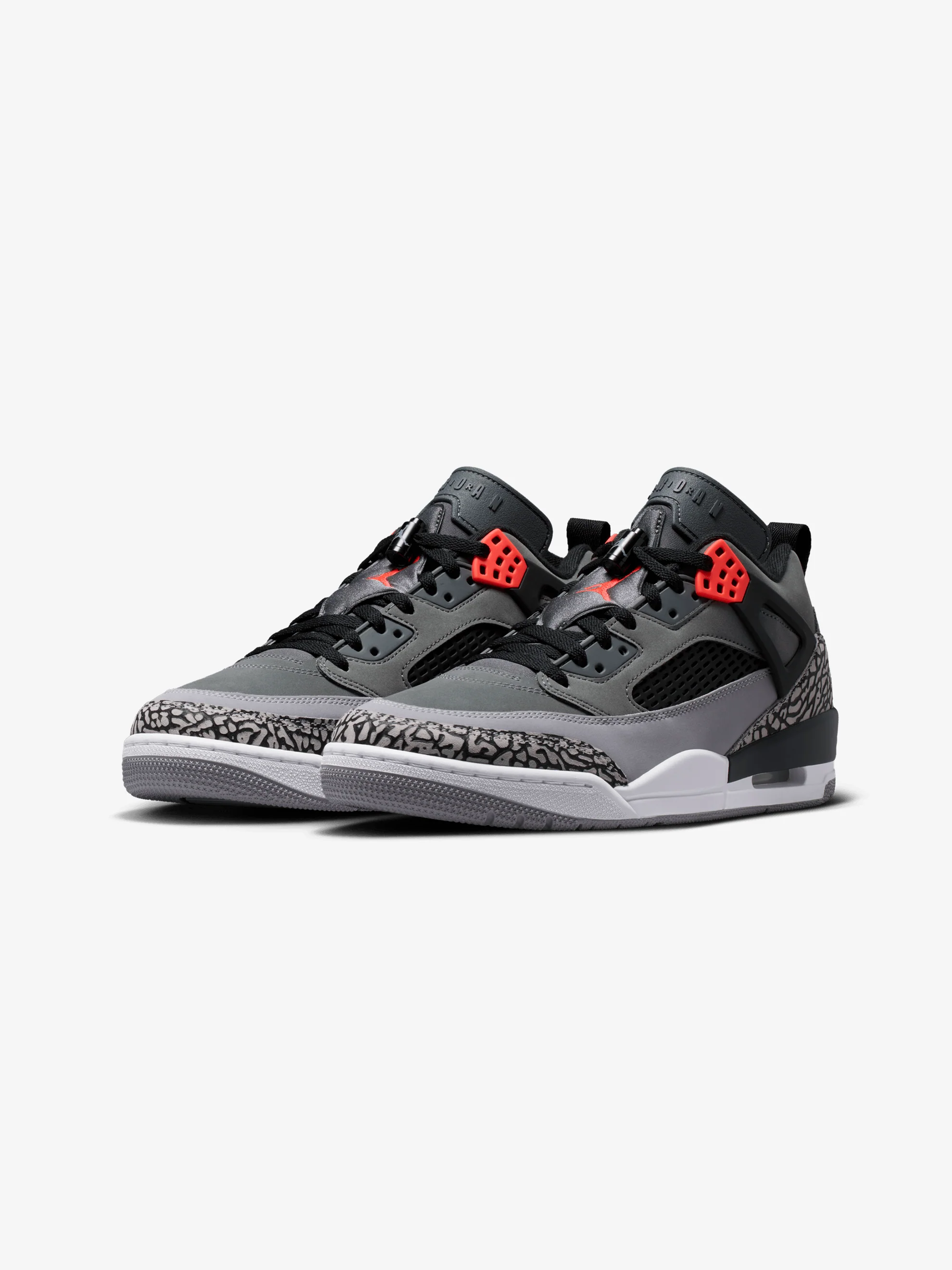 Jordan Spizike Low (DARK GREY/INFRARED-BLACK-CEMENT GREY) - Image 2