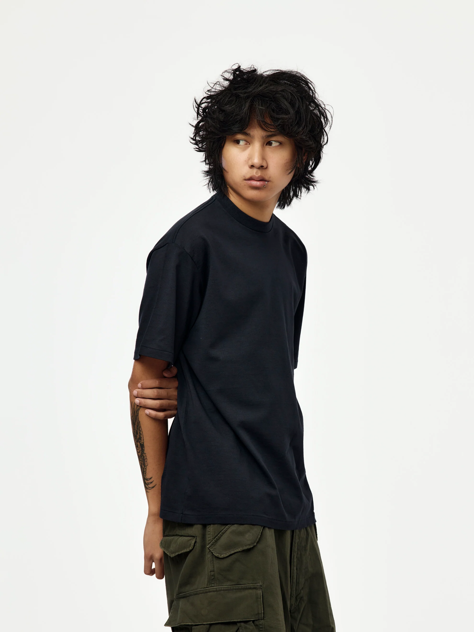 Light Weight T-Shirt (NAVY) (SIS) - Image 2