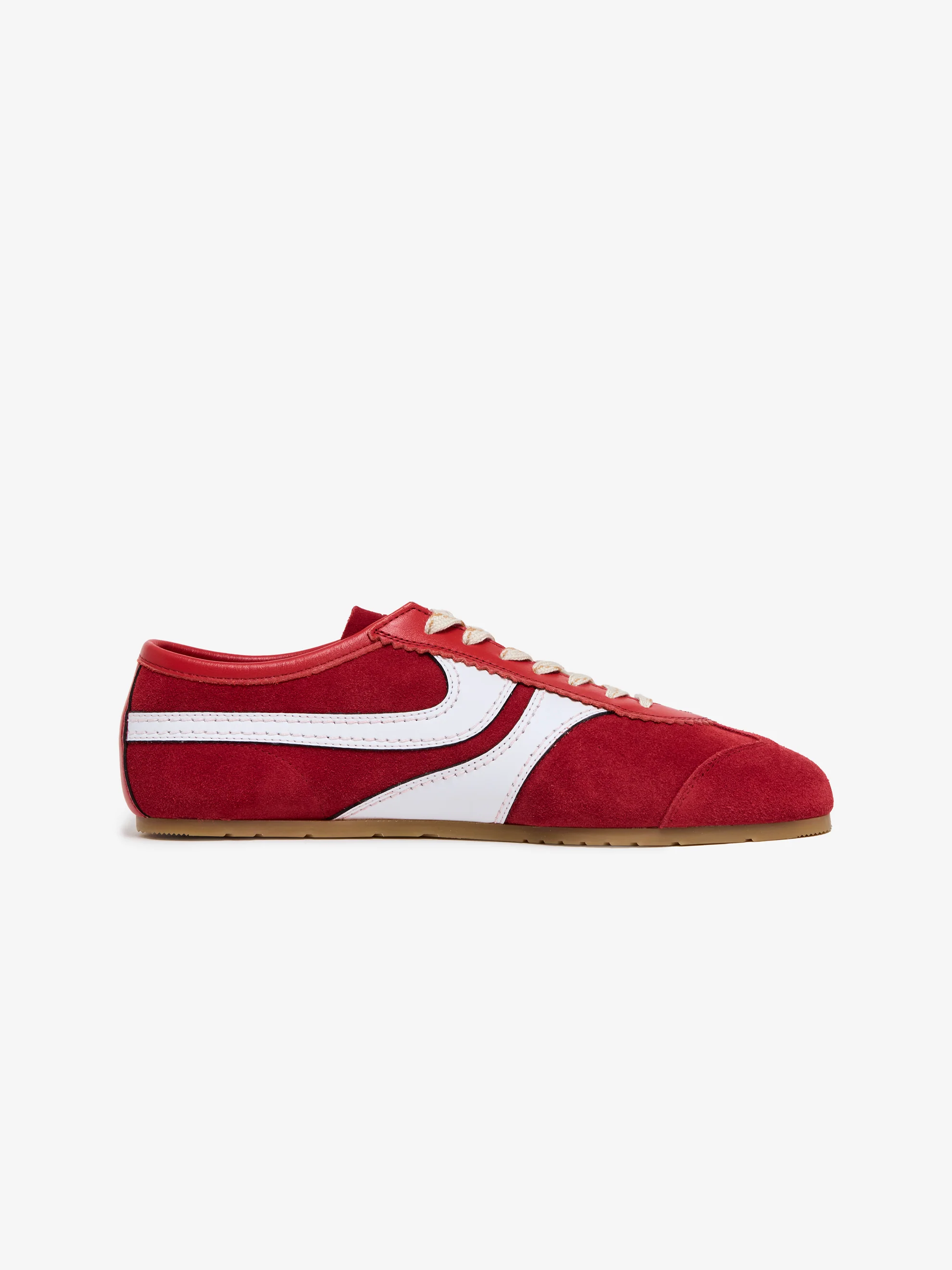 Suede Sneakers (Red) - Image 3