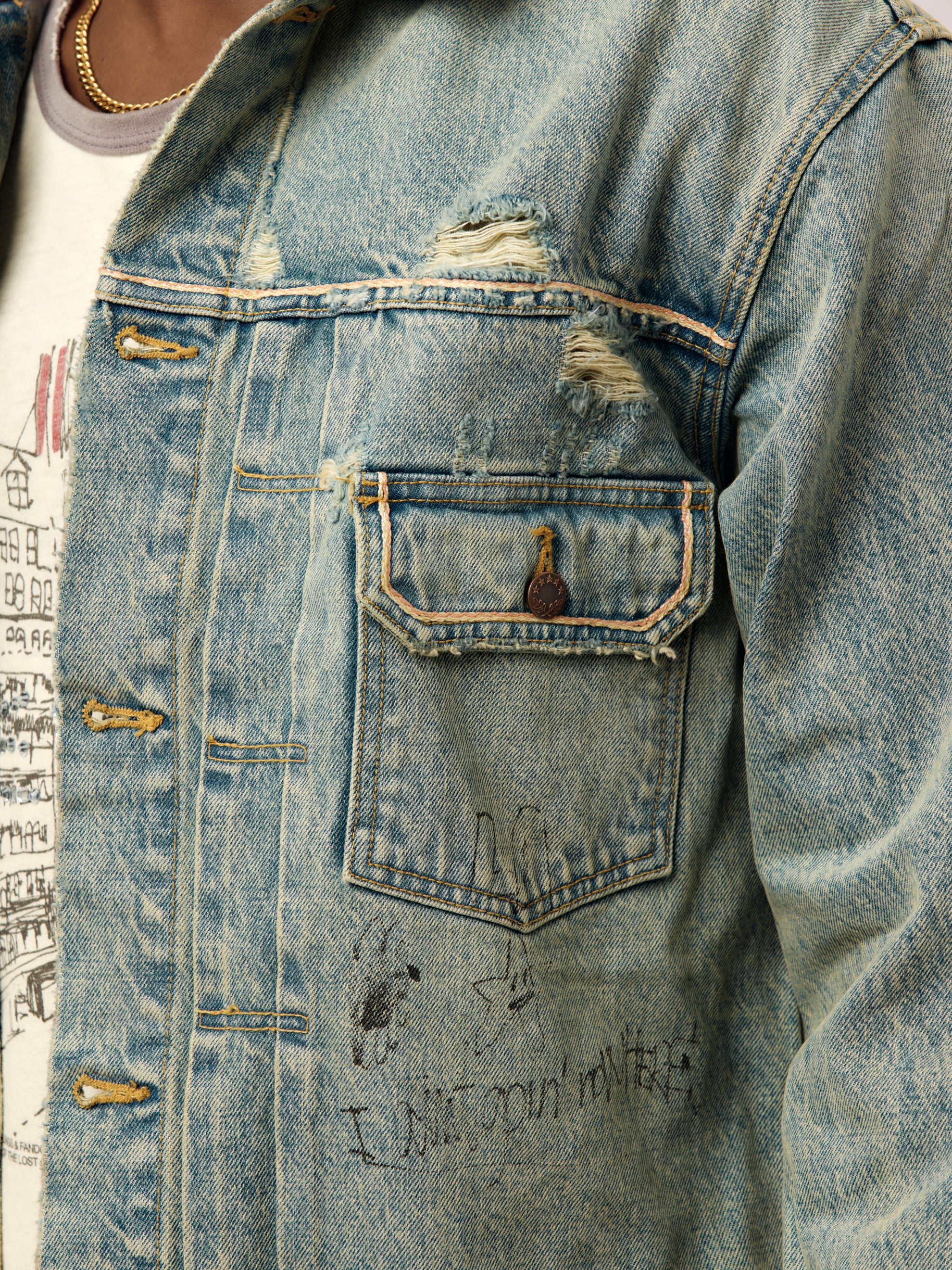 Buffalo 66 Denim Jacket (Denim) - Image 6