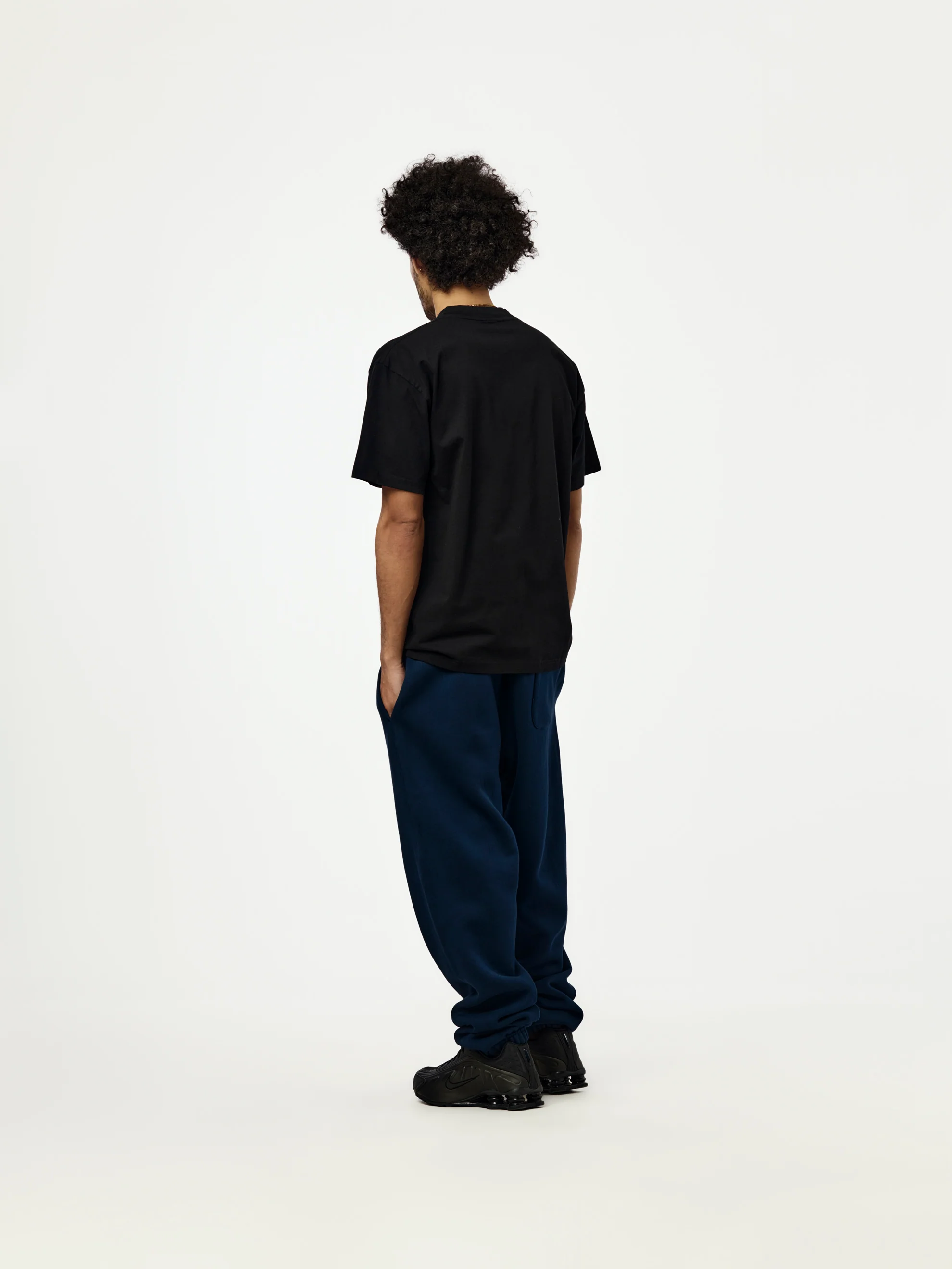 Patta Chenille Logo Jogging Pants (Black Iris) - Image 5