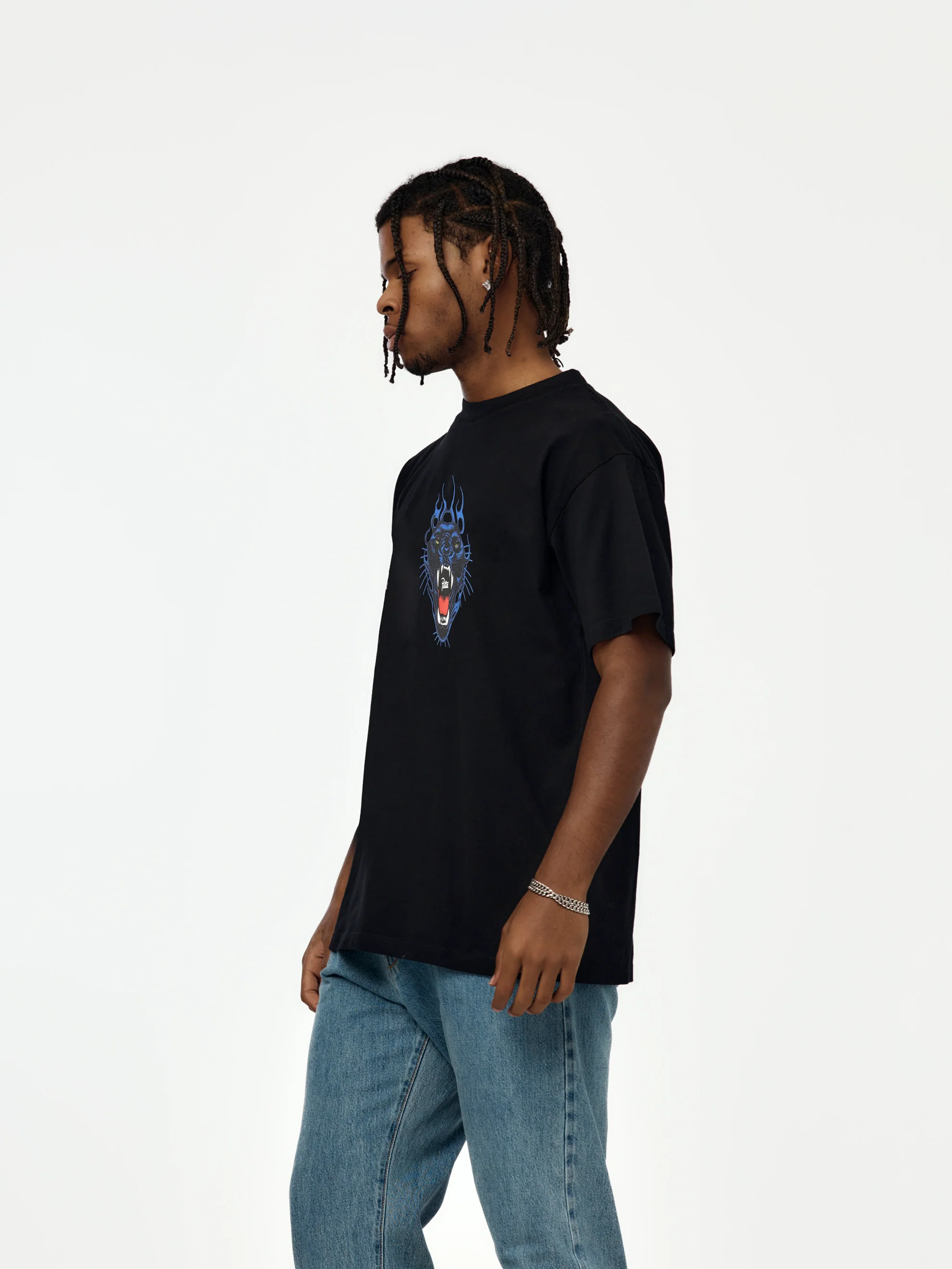 Patta Fire Panther T-Shirt (Black) - Image 2