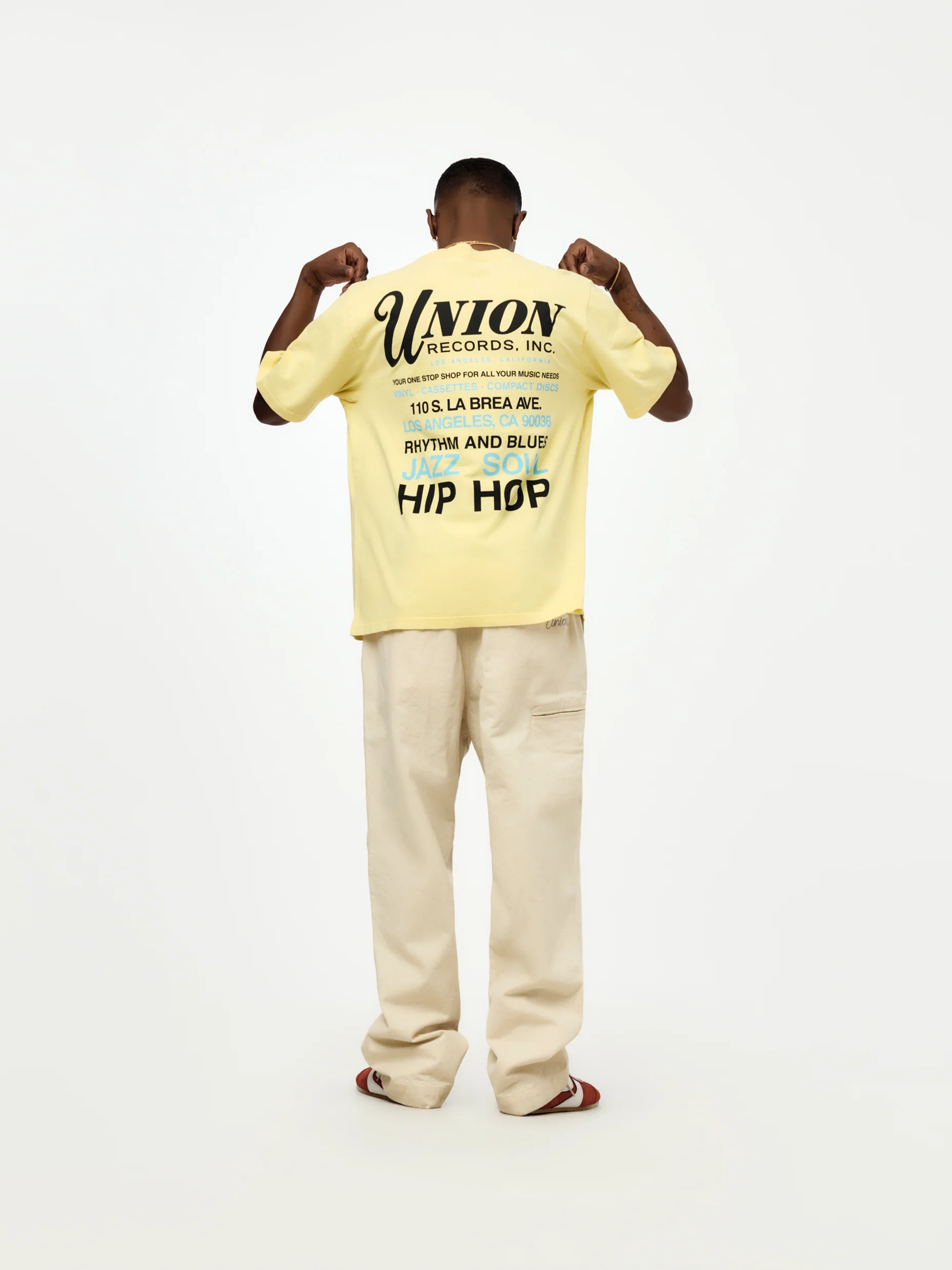 RECORD SHOP TEE (YELLOW) - Image 4