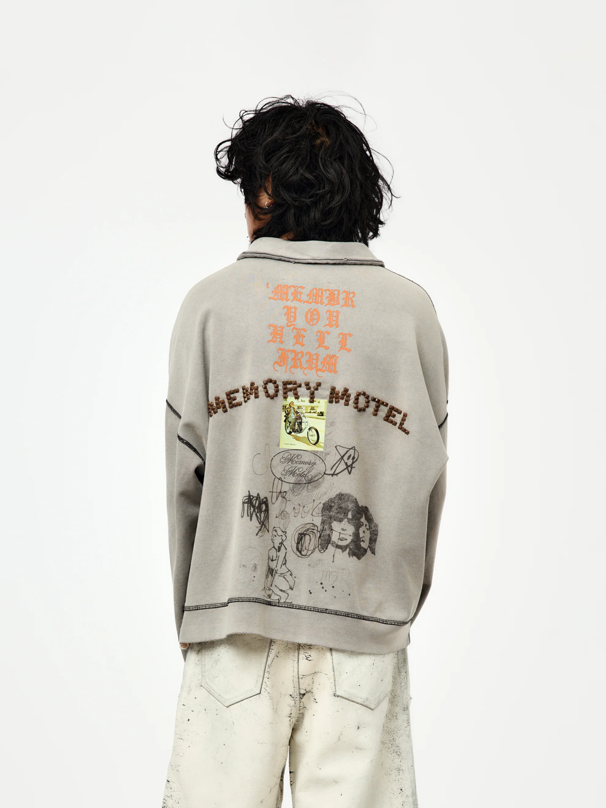 Sorry 'Bout That 1/4 Zip Crewneck - Image 3