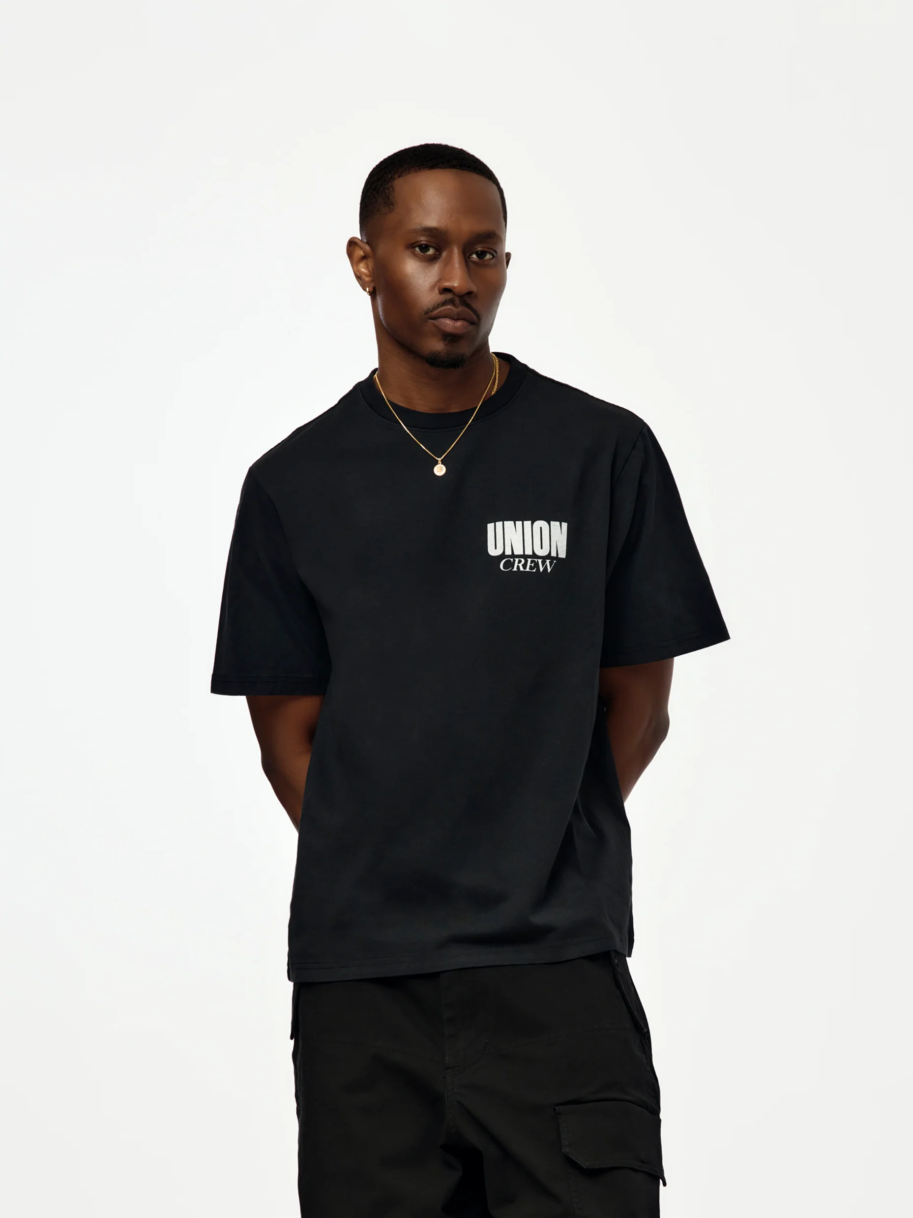 U CREW TEE (TRUE BLACK) - Image 3