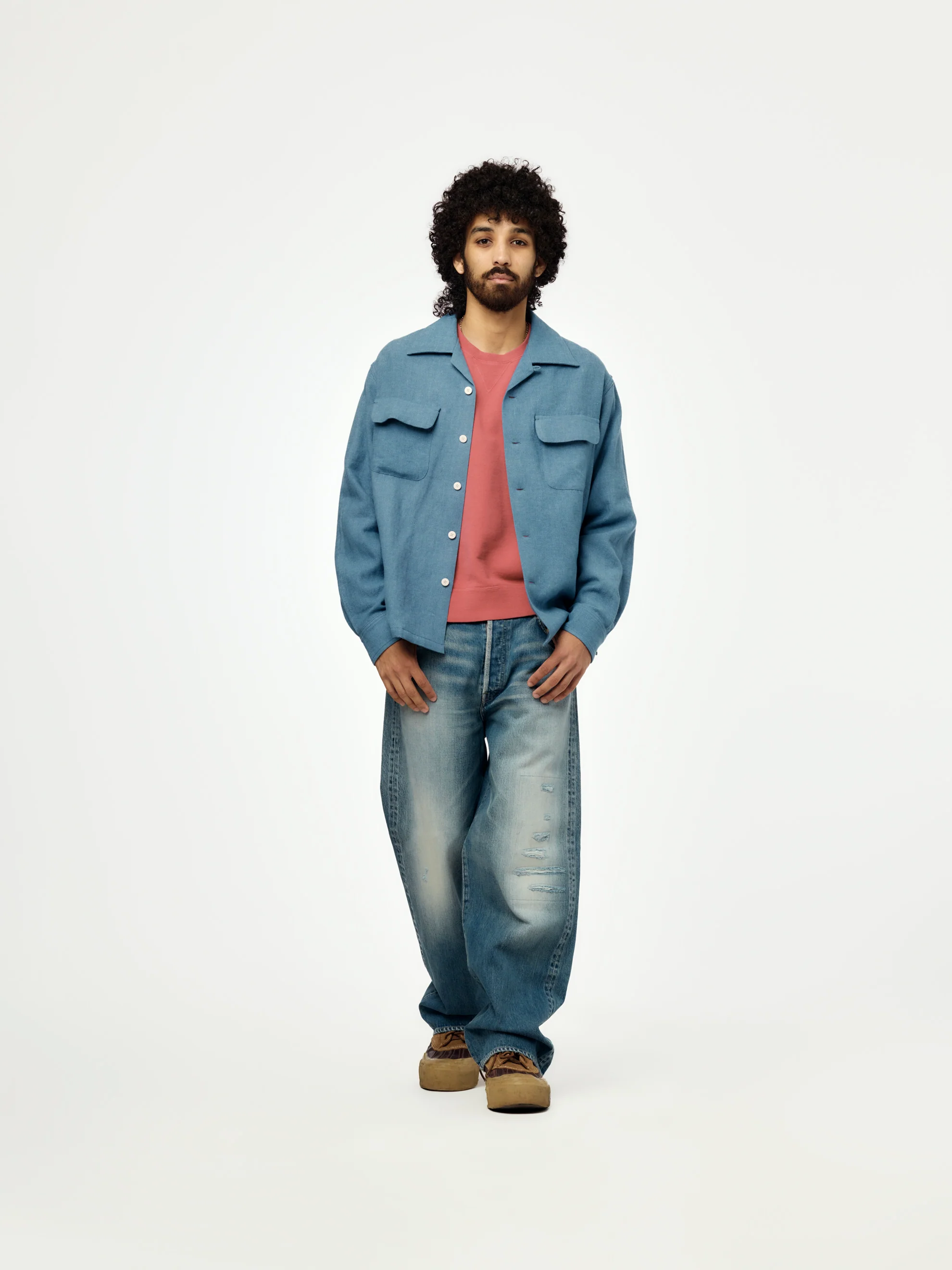CARROW SHIRT CHECK (LT.BLUE) - Image 4