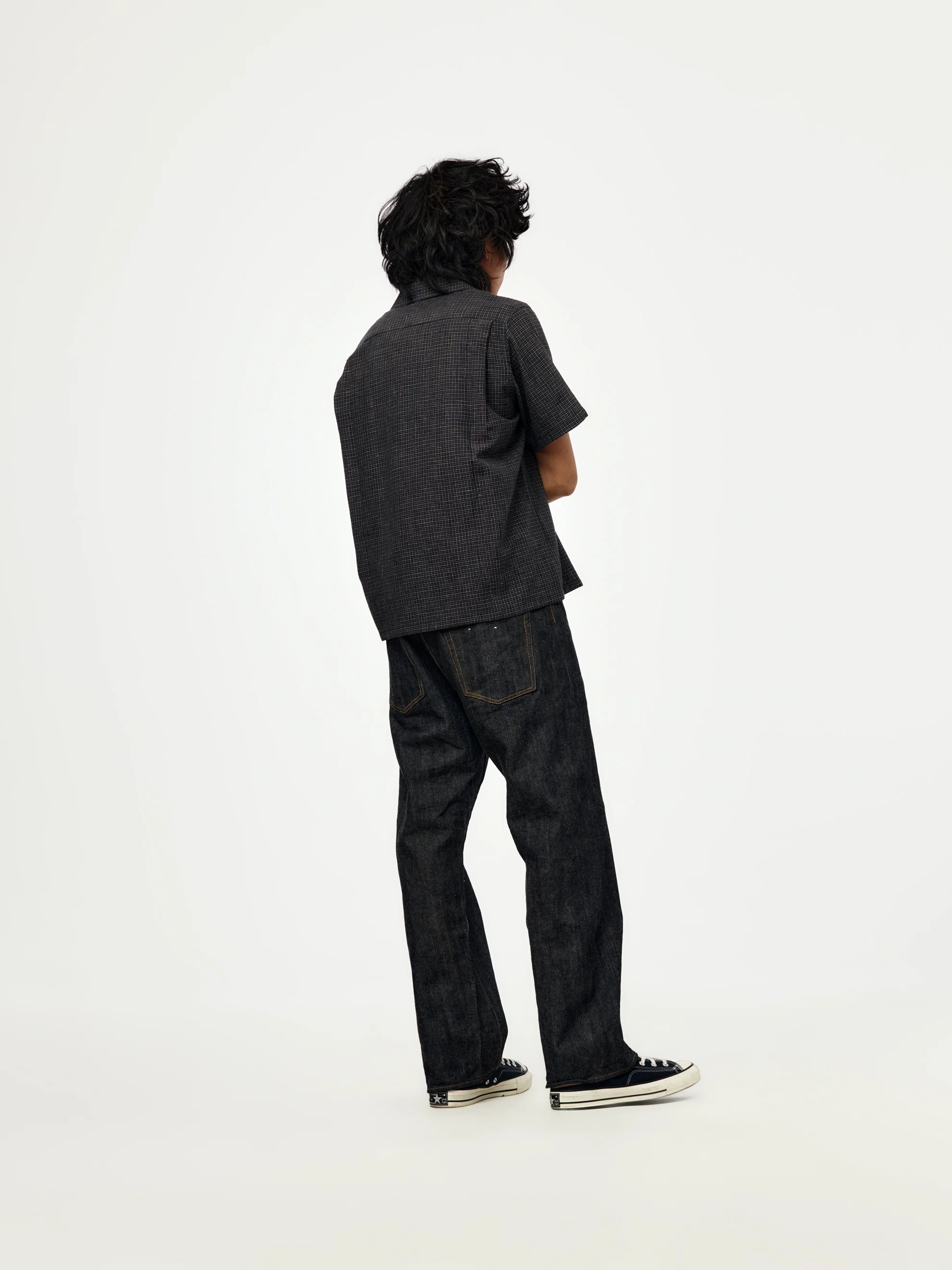 JUDD SHIRT S/S SANTOME CHECK (Navy) - Image 5